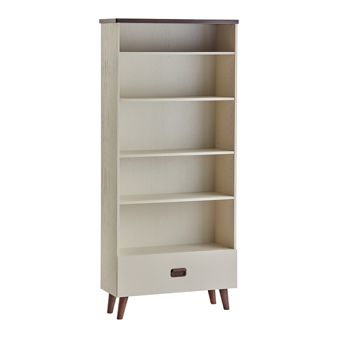 Manhattan Bookcase - Five Shelf with Drawer