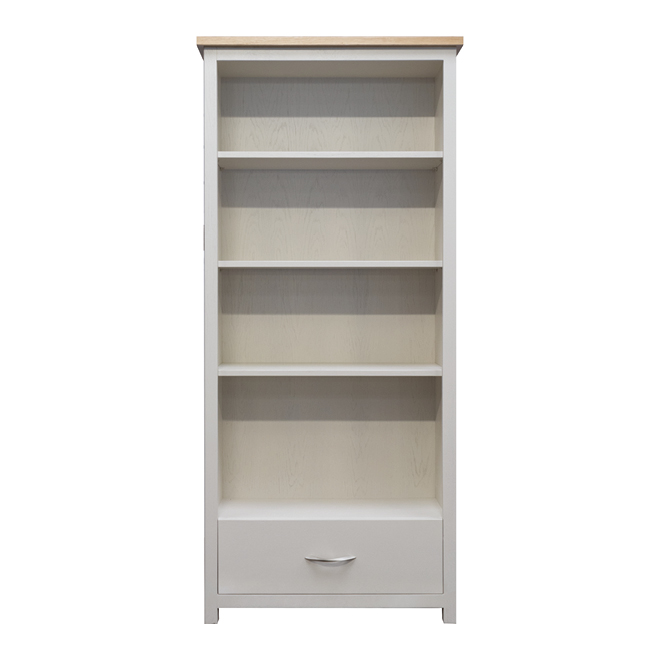 Shaker Bookcase - Five Shelf with Drawer