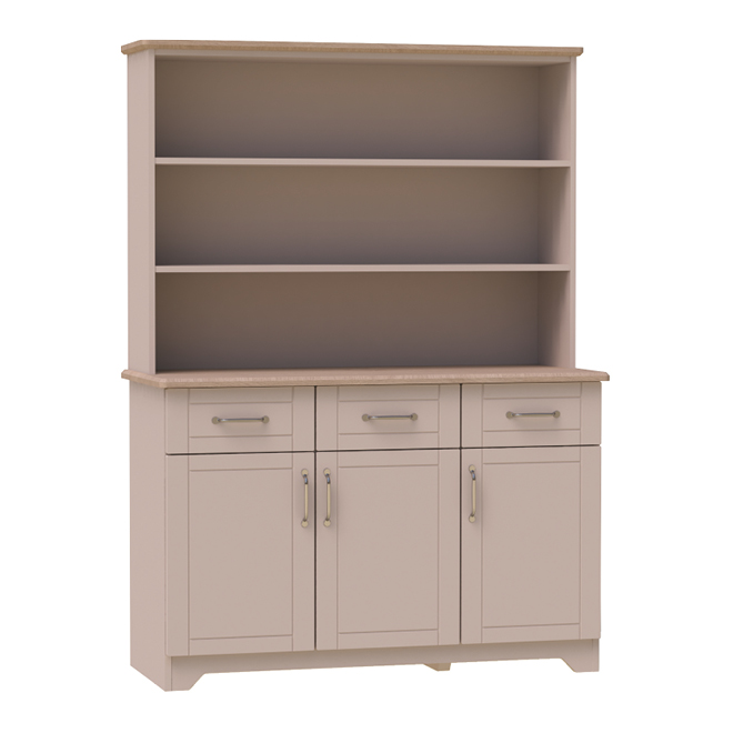 Alnwick Display Top - Three Door & Two Shelves