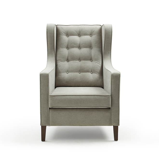 Orto Luxe Wing Back Arm Chair