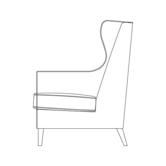 Orto Wing Back Armchair