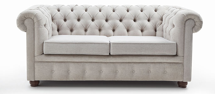 Clarence sofa with button detailing