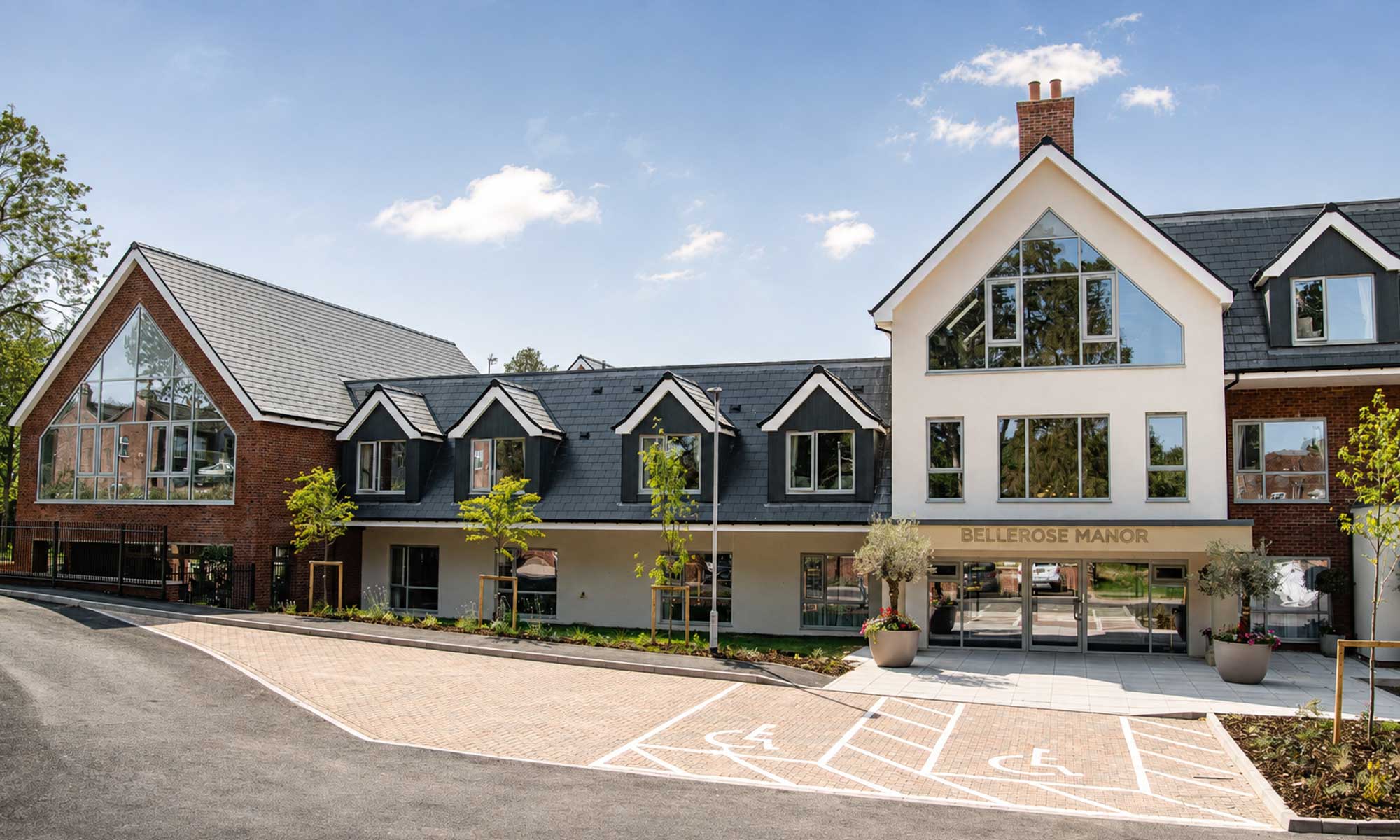 Bellerose Manor luxury care home in Leicestershire, furnished by Shackletons as part of a complete care home furniture project.