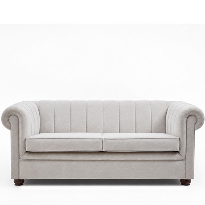 Clarence Two Seater Sofa - Fluted Back
